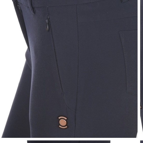 Navy golf pants from Korean brand size 67 = XS/S in great condition - Picture 3 of 5